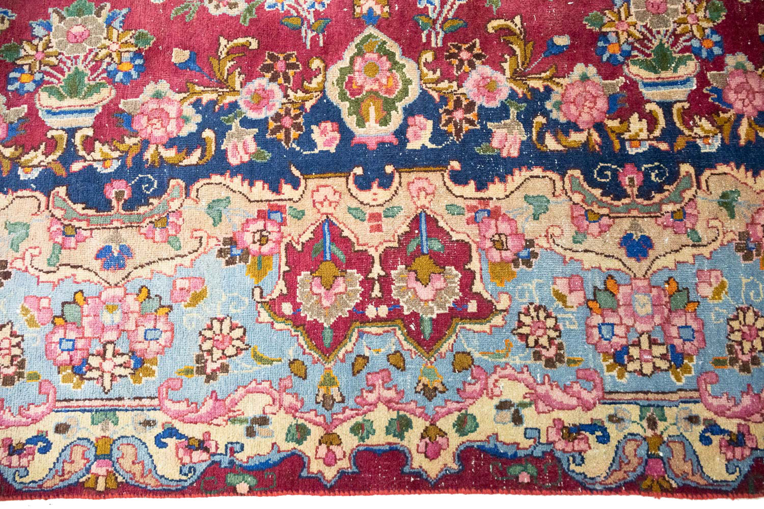 9'7x13'1 Hand Knotted Floral Traditional Wool Oriental Rug - Image 14