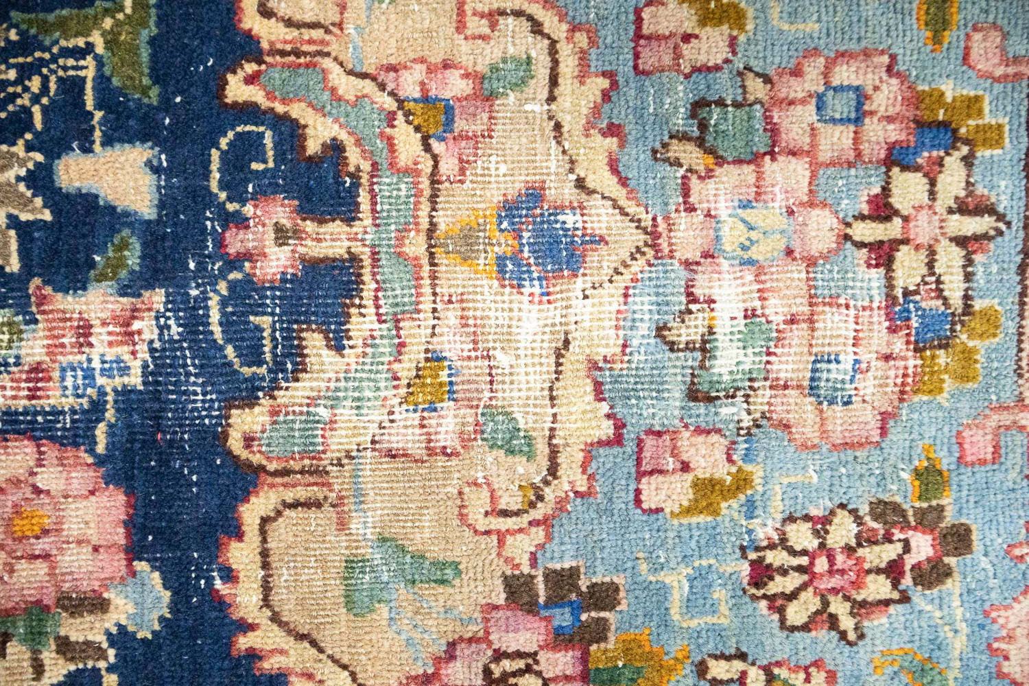 9'7x13'1 Hand Knotted Floral Traditional Wool Oriental Rug - Image 16