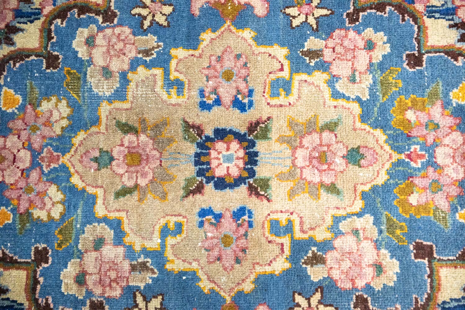 9'7x13'1 Hand Knotted Floral Traditional Wool Oriental Rug - Image 11