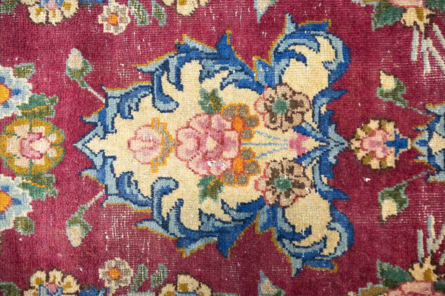 9'7x13'1 Hand Knotted Floral Traditional Wool Oriental Rug - Image 12