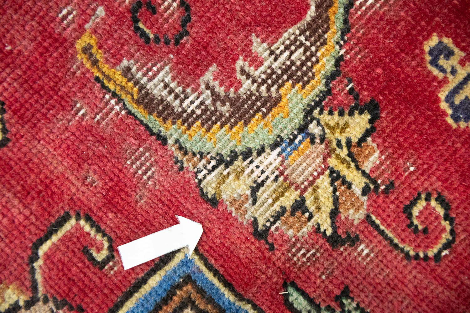 10'3x13'0 Hand Knotted Floral Traditional Wool Oriental Rug - Image 12