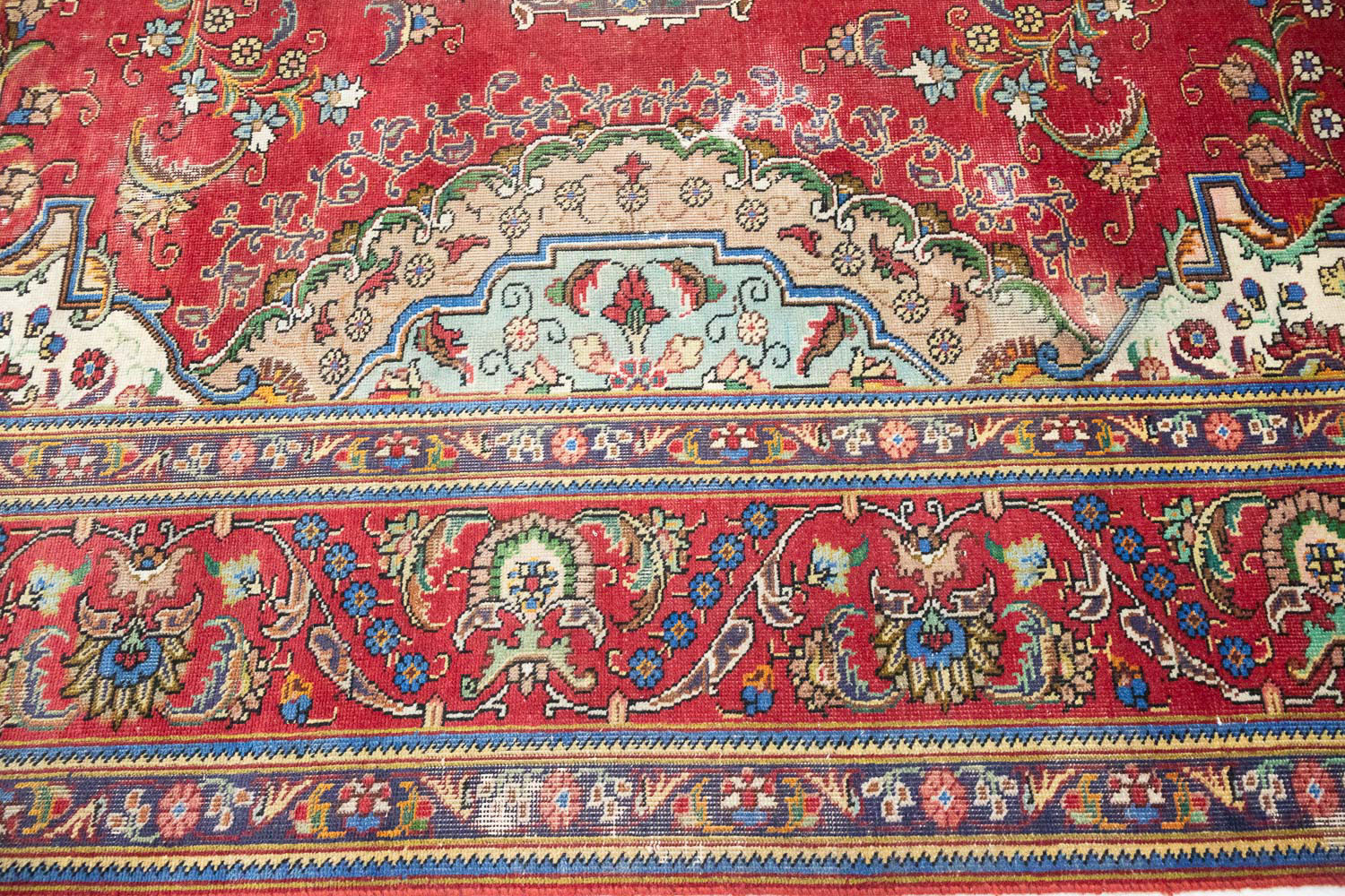 10'3x13'0 Hand Knotted Floral Traditional Wool Oriental Rug - Image 10