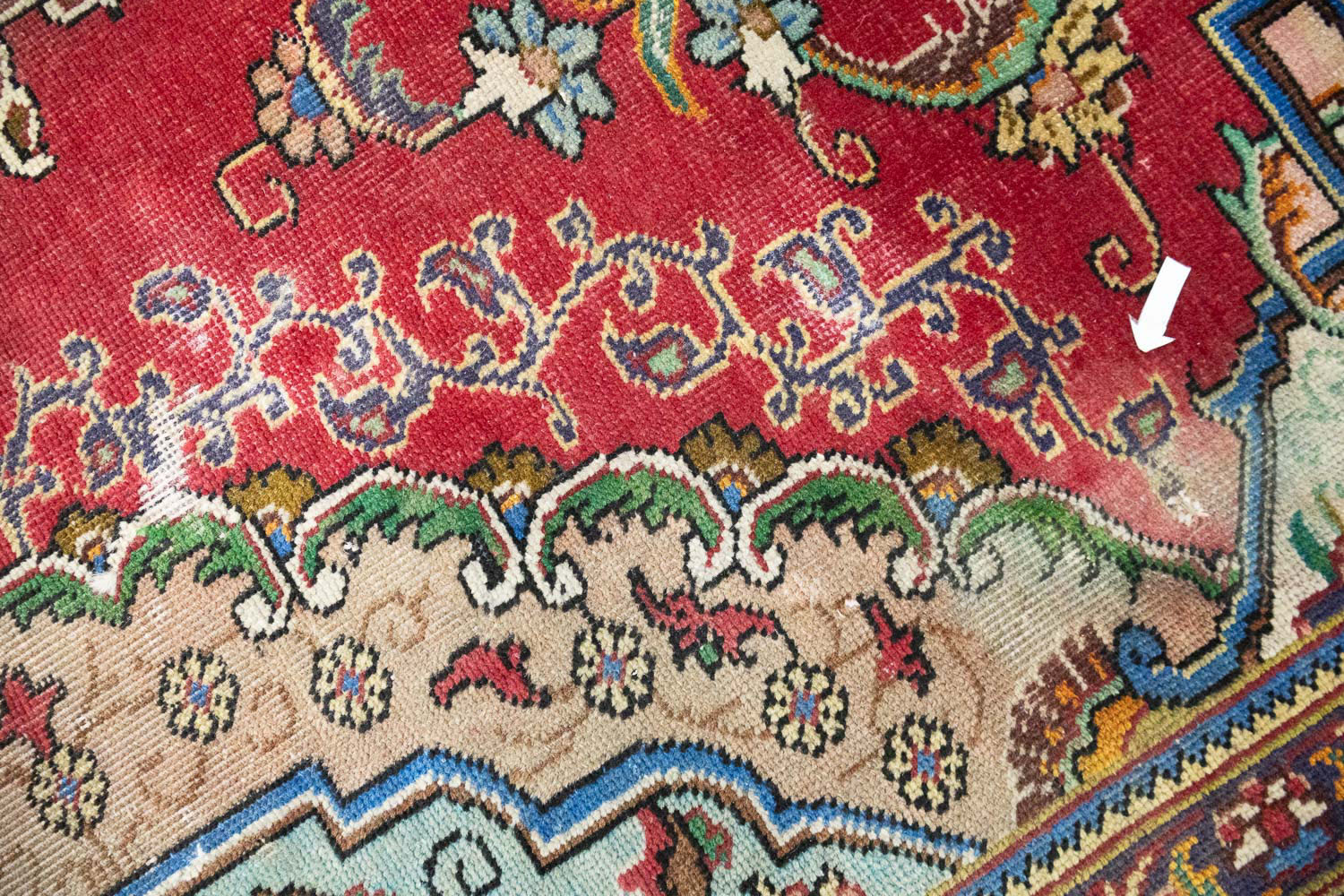 10'3x13'0 Hand Knotted Floral Traditional Wool Oriental Rug - Image 11