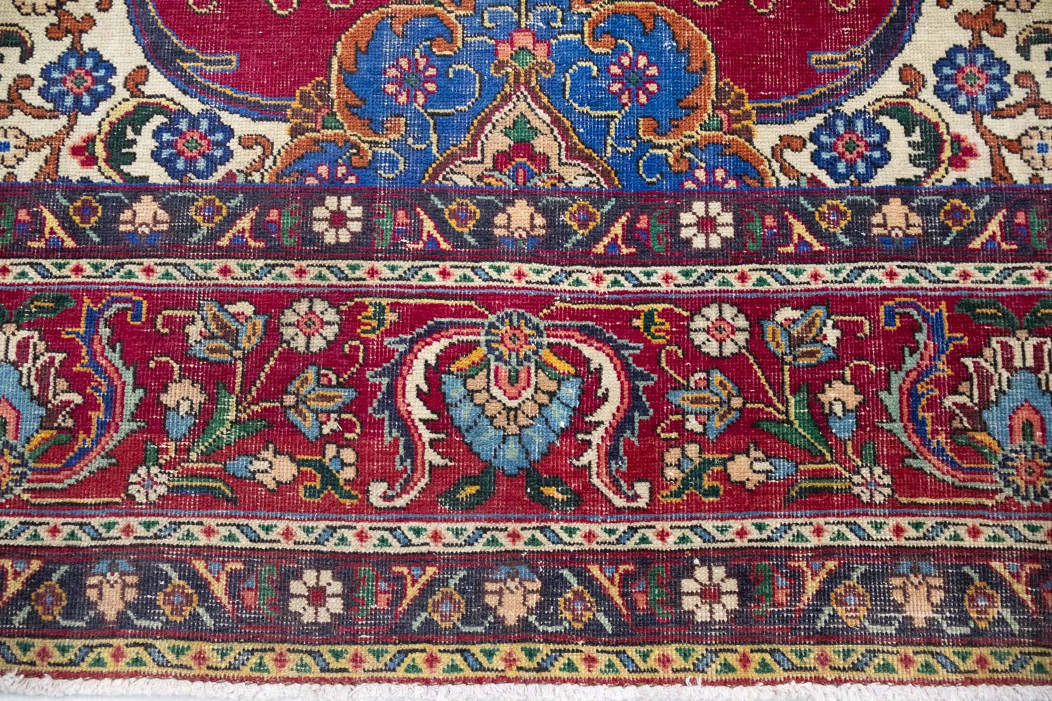 9'10x13'3 Hand Knotted Floral Traditional Wool Oriental Rug - Image 10