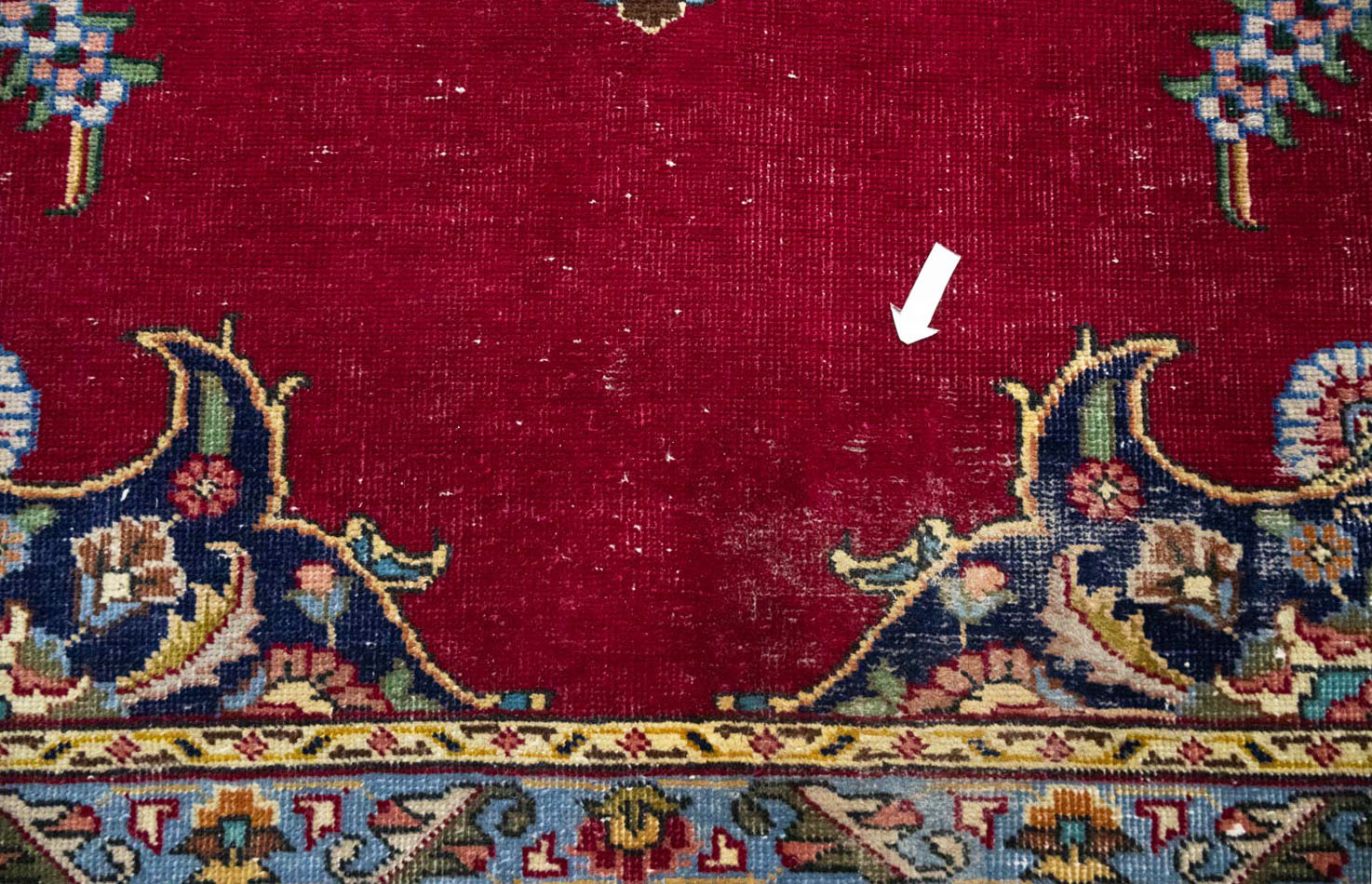 9'4x12'7 Hand Knotted Floral Traditional Wool Oriental Rug - Image 12