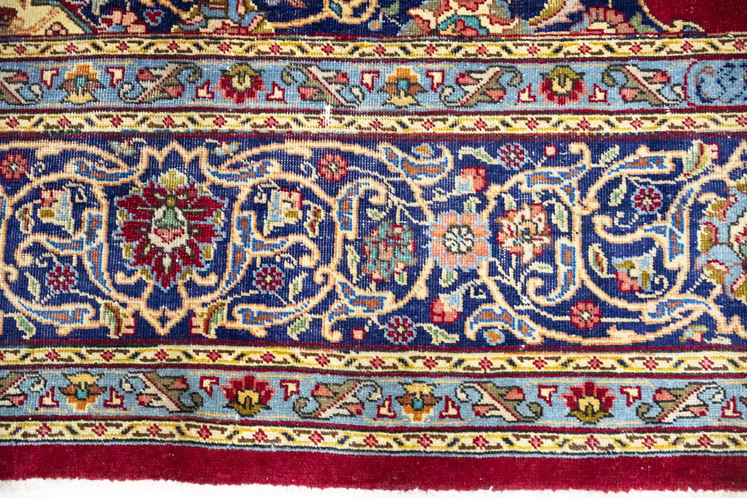 9'4x12'7 Hand Knotted Floral Traditional Wool Oriental Rug - Image 15
