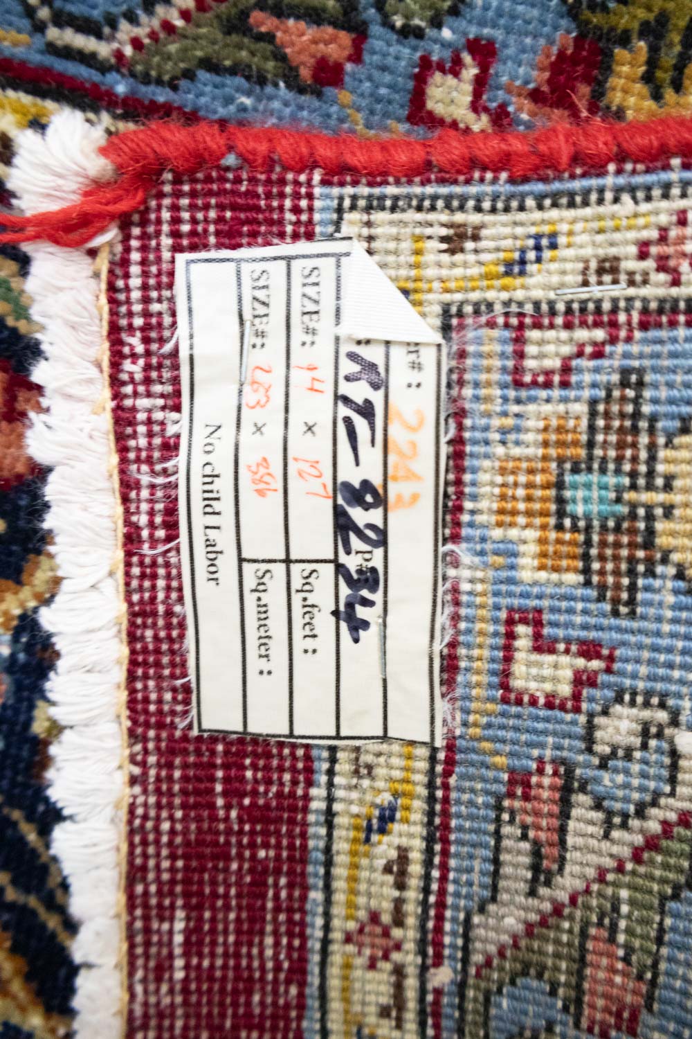 9'4x12'7 Hand Knotted Floral Traditional Wool Oriental Rug - Image 20