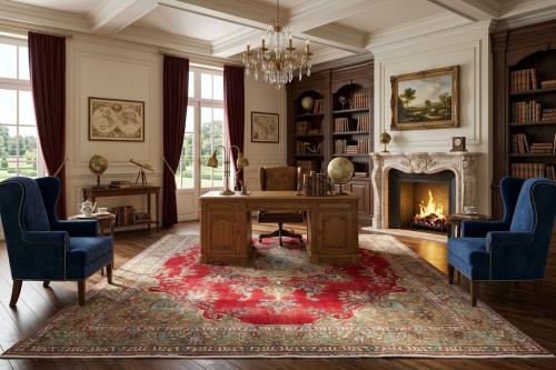 9'10x12'10 Hand Knotted Floral Traditional Wool Oriental Rug
