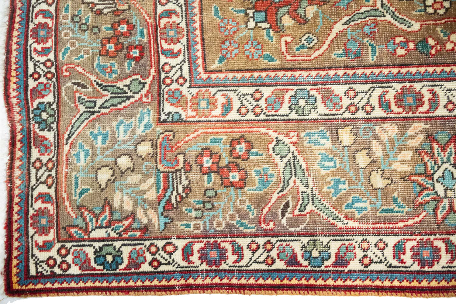 9'10x12'10 Hand Knotted Floral Traditional Wool Oriental Rug - Image 14
