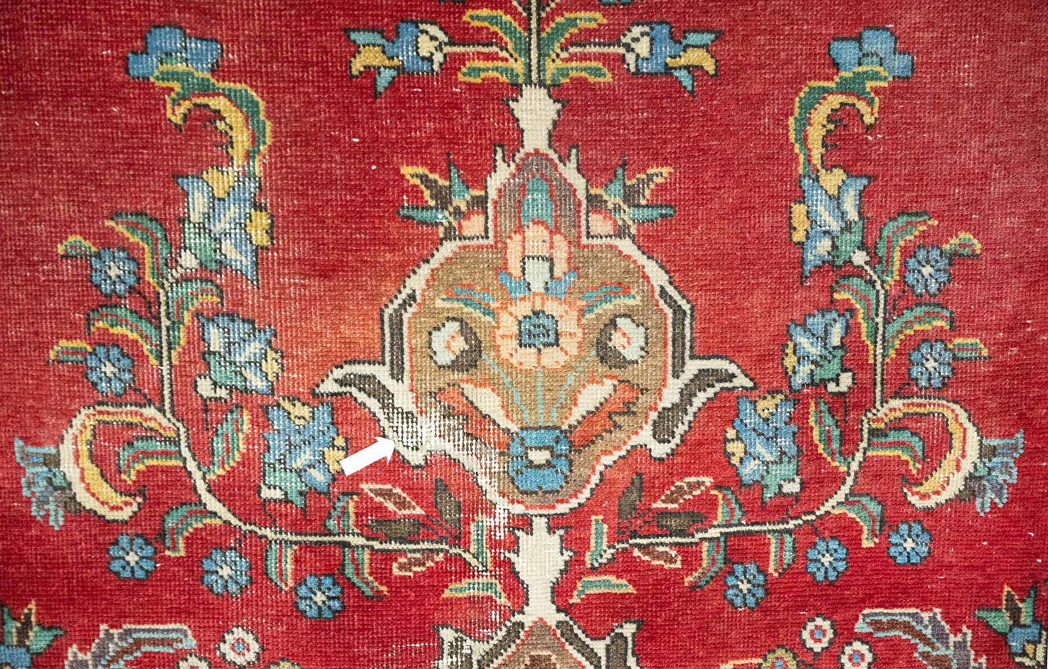 9'10x12'10 Hand Knotted Floral Traditional Wool Oriental Rug - Image 9