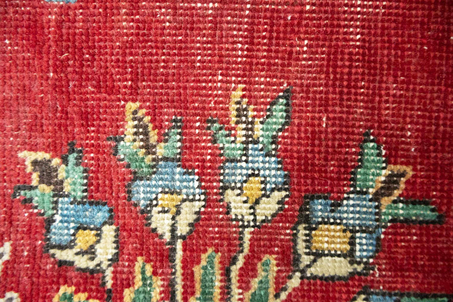 9'10x12'10 Hand Knotted Floral Traditional Wool Oriental Rug - Image 10