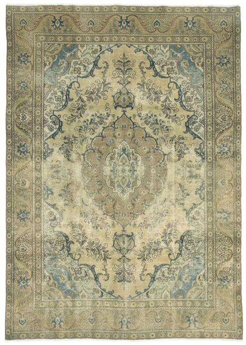9'6x13'0 Hand Knotted Floral Traditional Wool Oriental Rug
