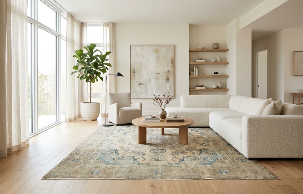 9'6x13'0 Hand Knotted Floral Traditional Wool Oriental Rug - Image 2