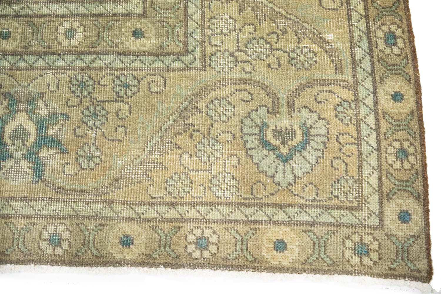 9'6x13'0 Hand Knotted Floral Traditional Wool Oriental Rug - Image 16