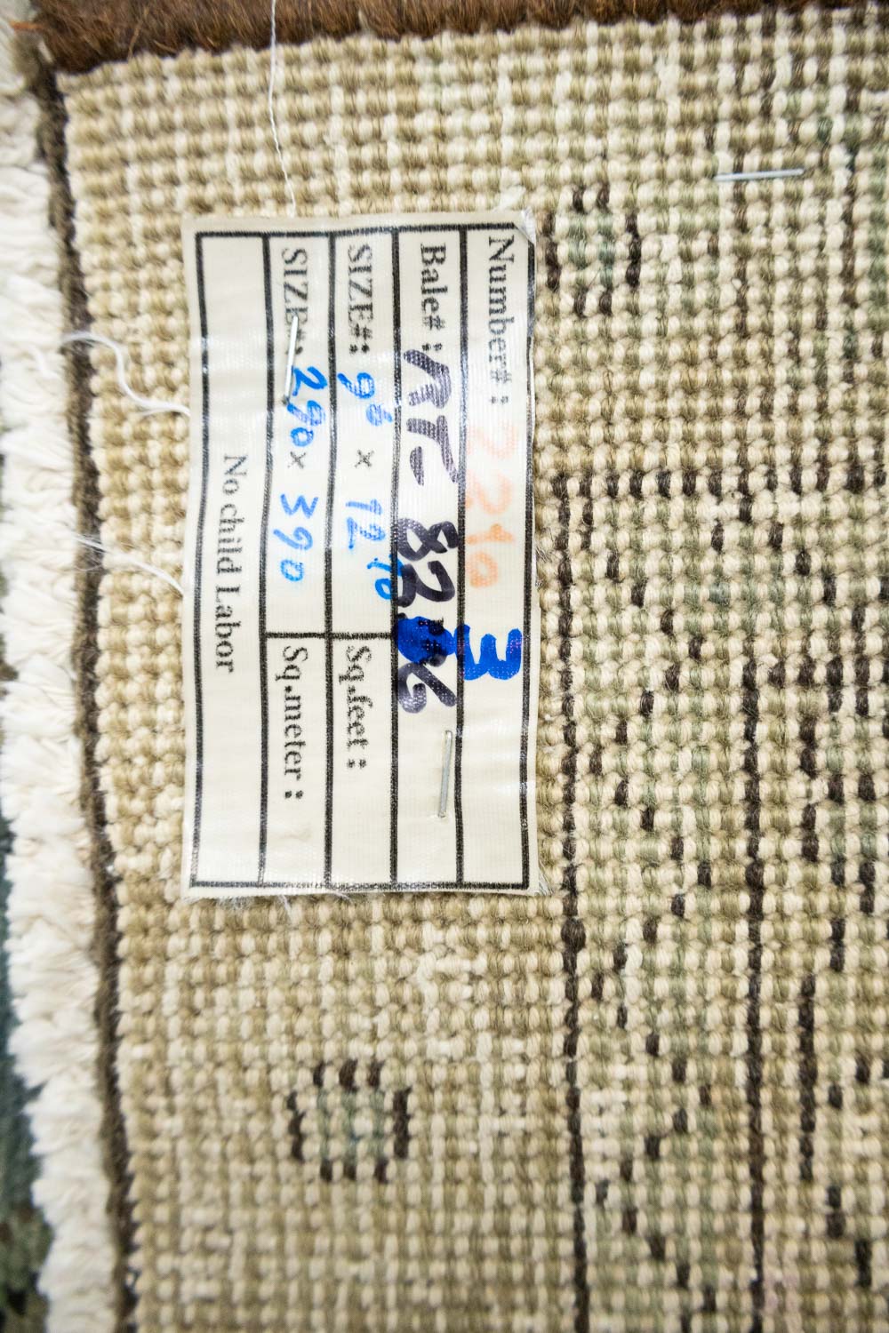 9'6x13'0 Hand Knotted Floral Traditional Wool Oriental Rug - Image 19