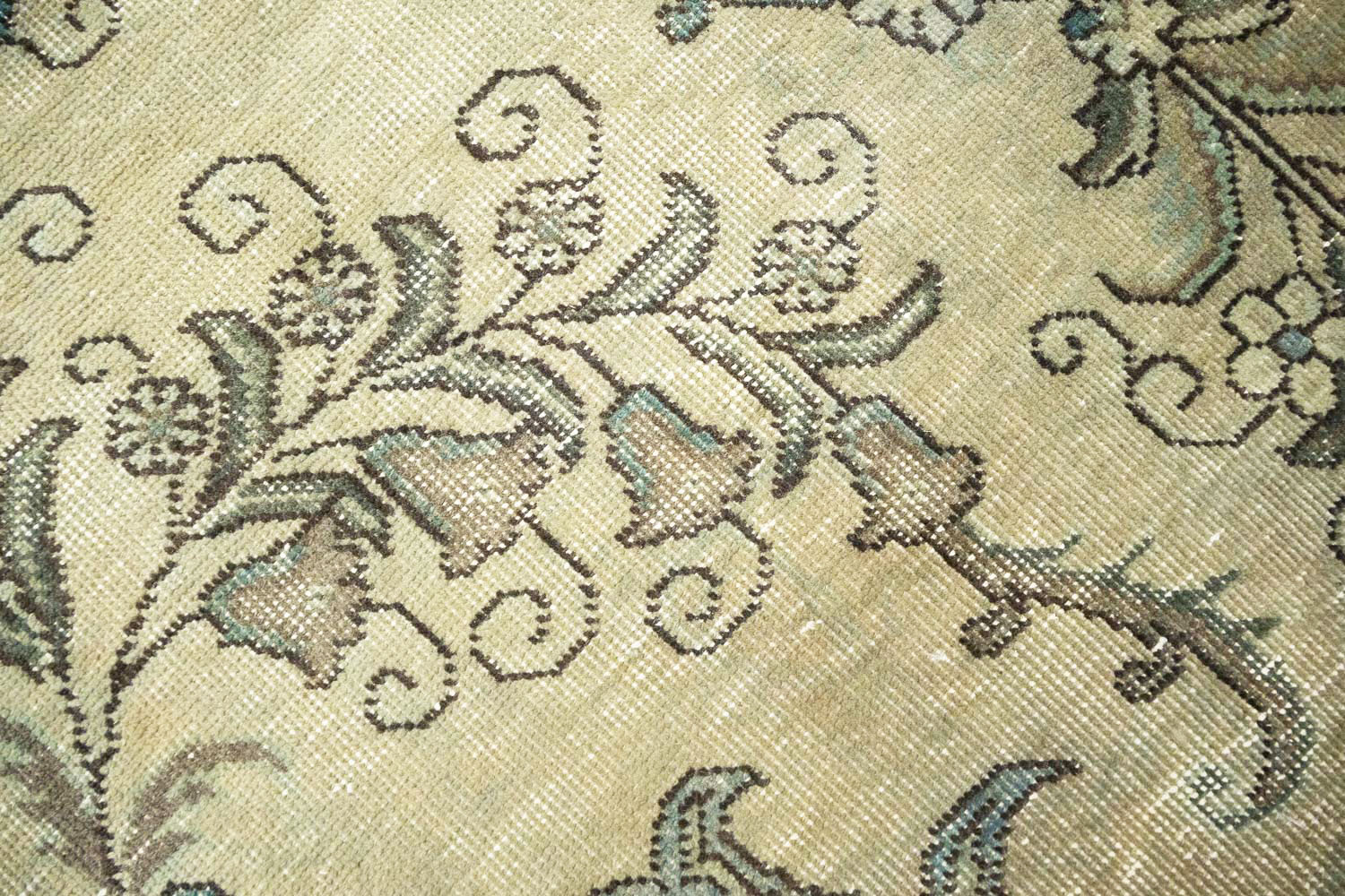 9'6x13'0 Hand Knotted Floral Traditional Wool Oriental Rug - Image 10