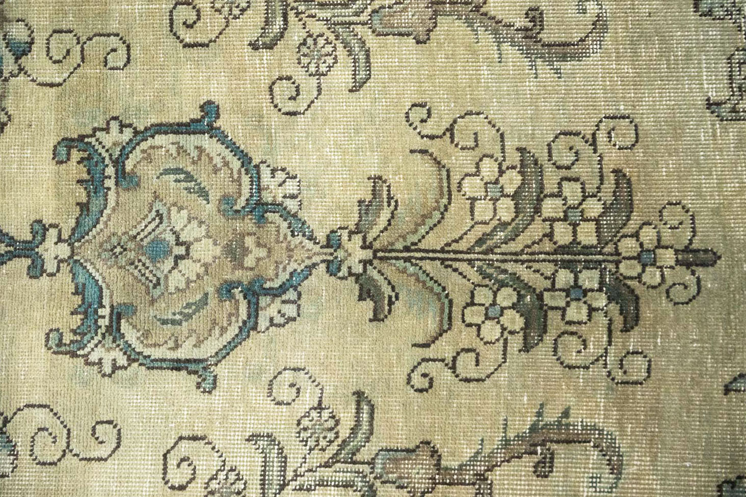 9'6x13'0 Hand Knotted Floral Traditional Wool Oriental Rug - Image 11