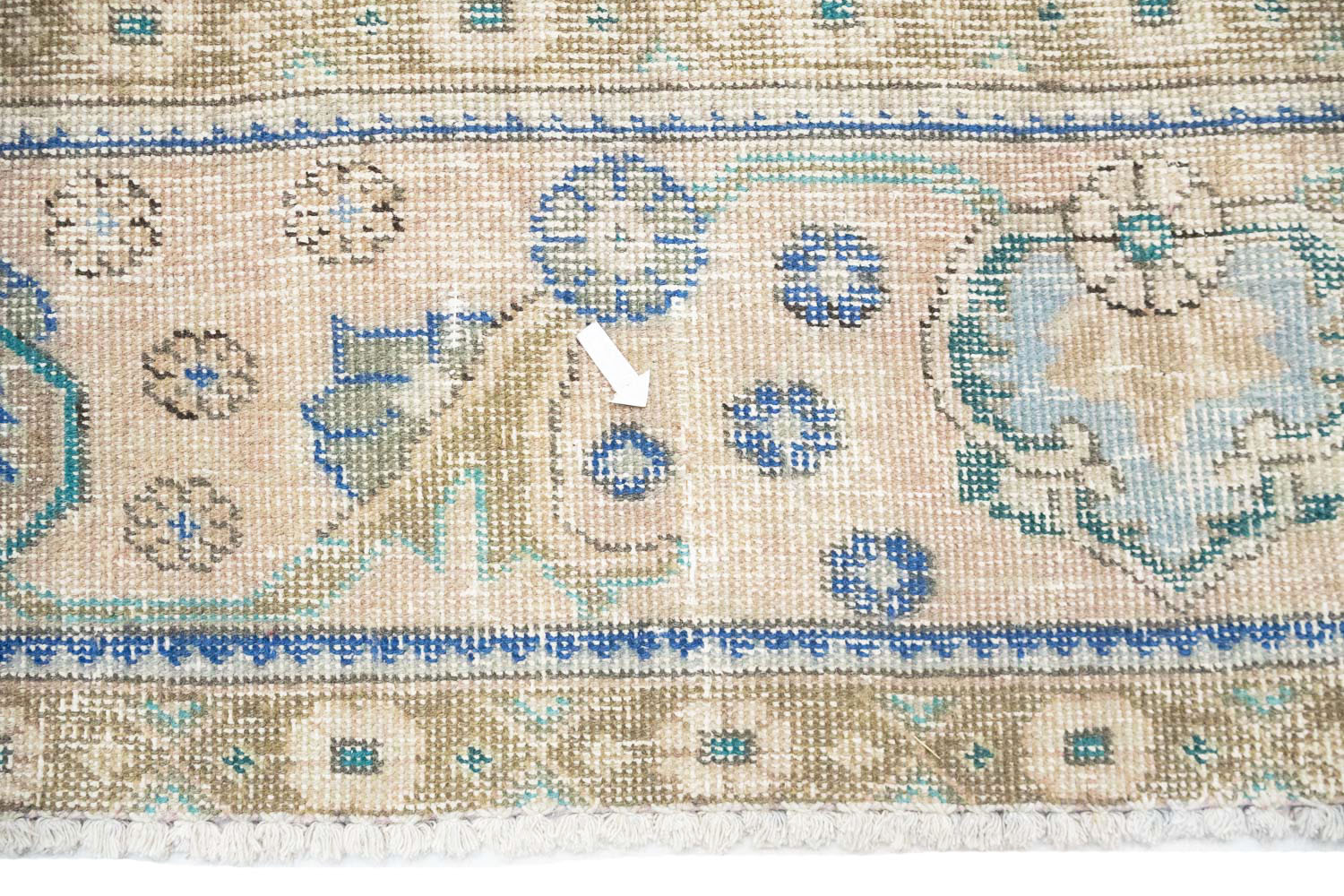 9'8x12'5 Hand Knotted Floral Traditional Wool Oriental Rug - Image 12