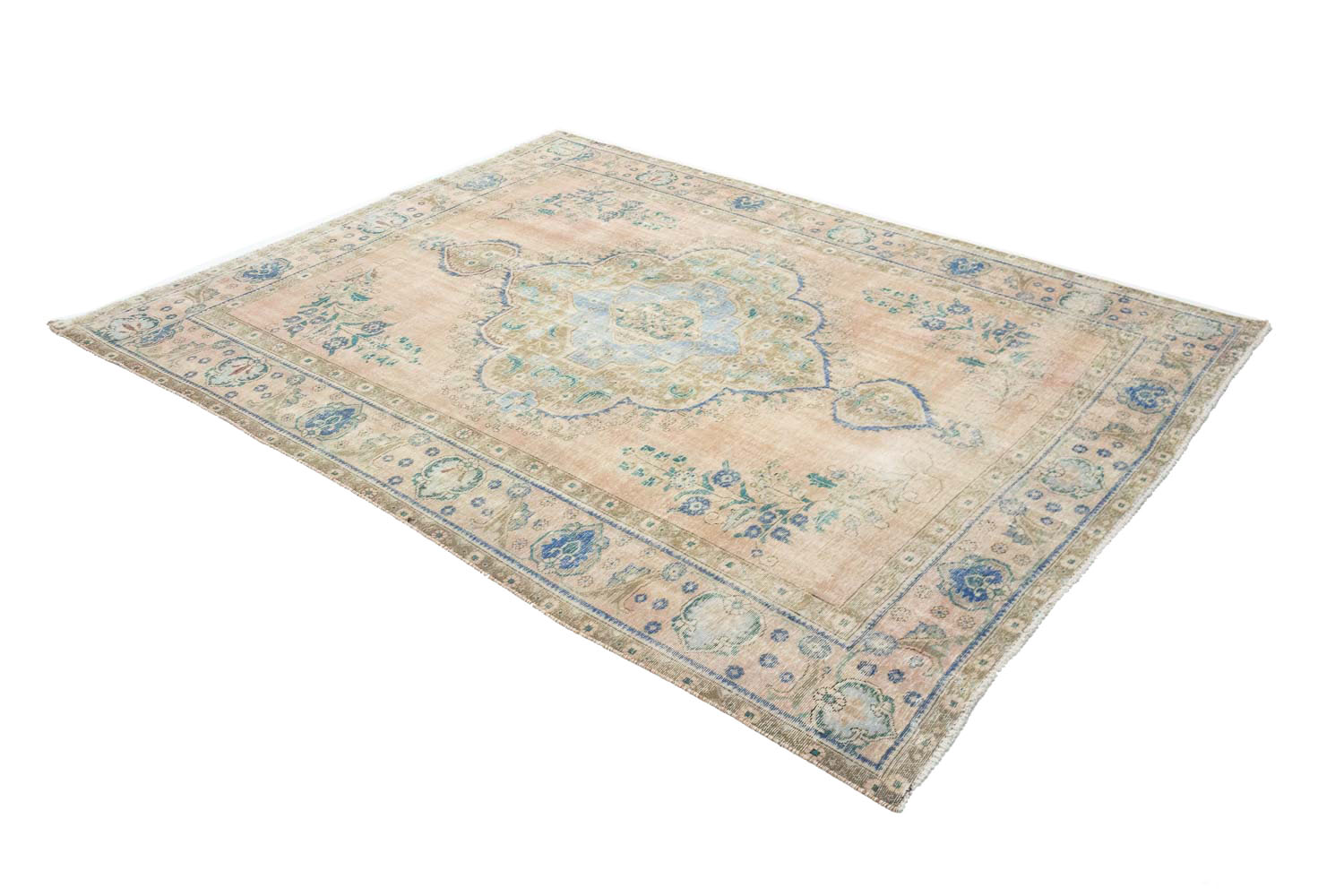 9'8x12'5 Hand Knotted Floral Traditional Wool Oriental Rug - Image 5