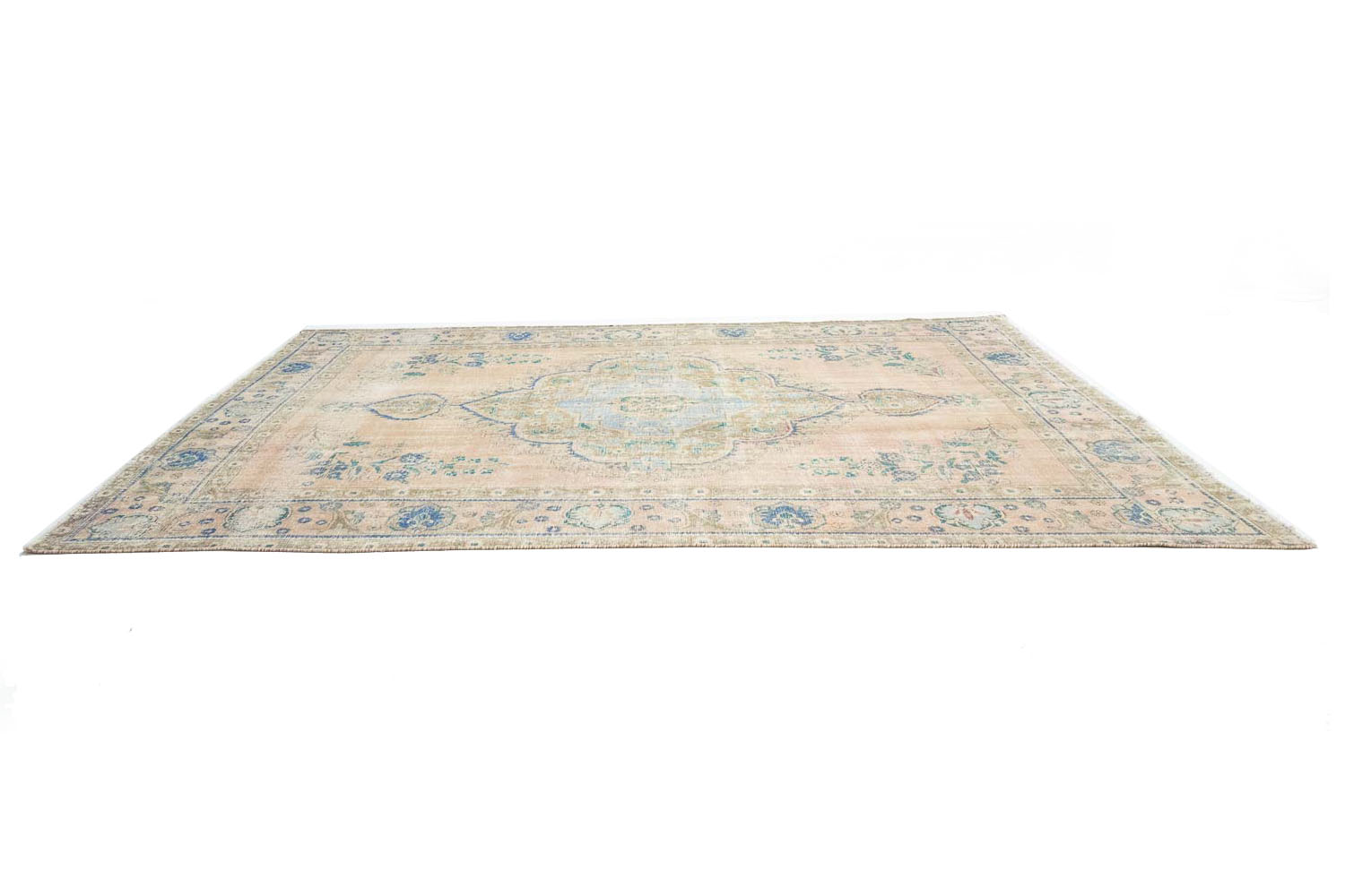 9'8x12'5 Hand Knotted Floral Traditional Wool Oriental Rug - Image 7