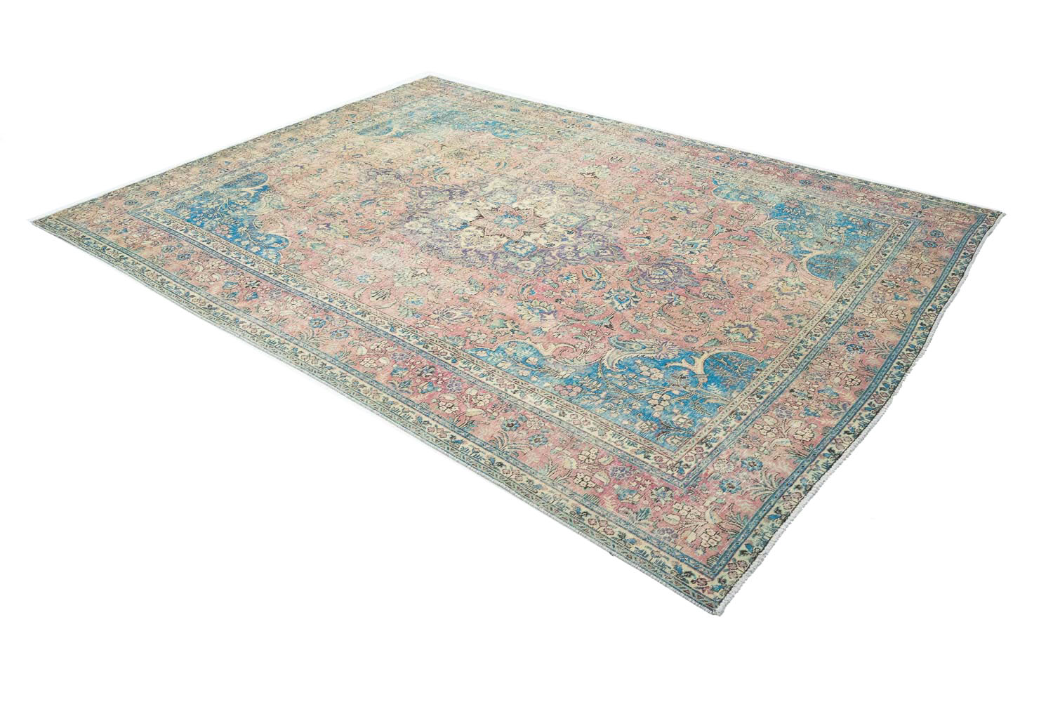 9'6x12'11 Hand Knotted Floral Traditional Wool Oriental Rug - Image 5
