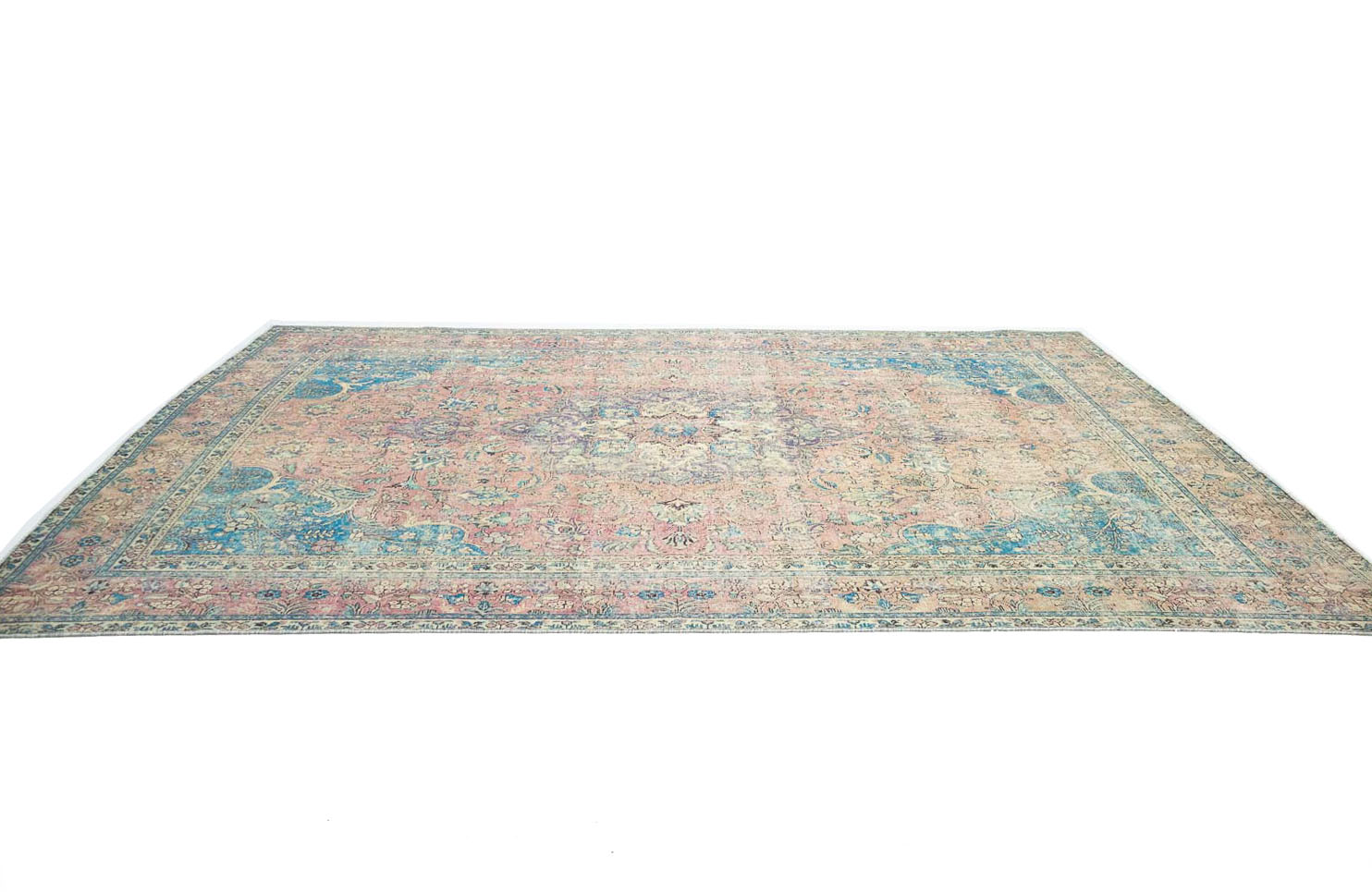 9'6x12'11 Hand Knotted Floral Traditional Wool Oriental Rug - Image 6