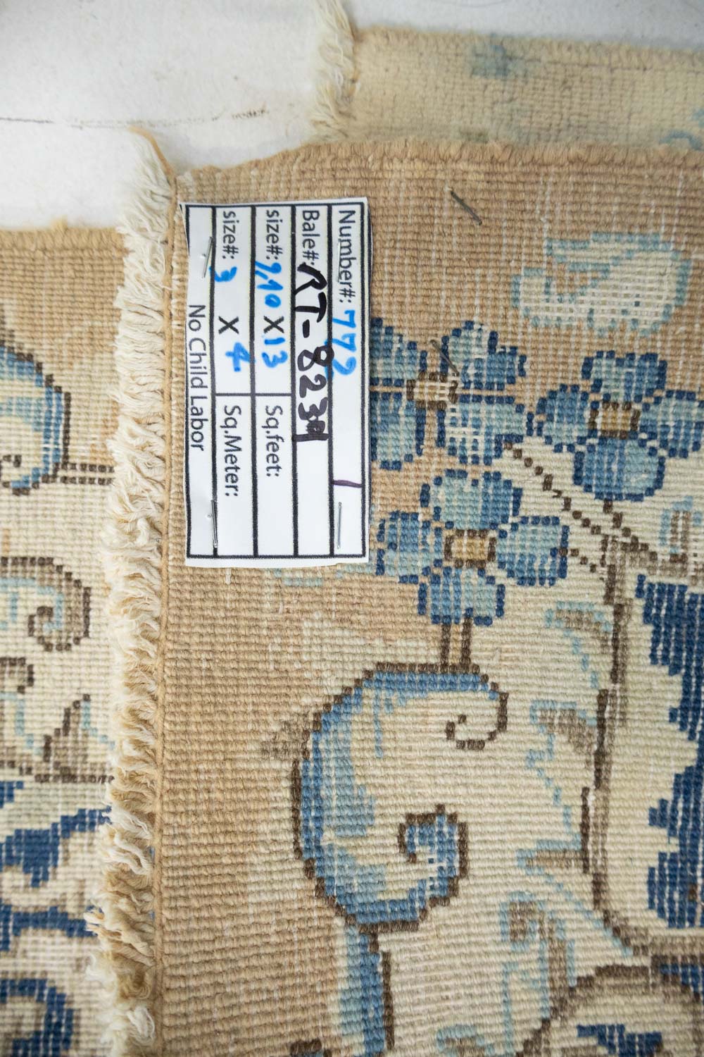 9'10x13'0 Hand Knotted Floral Traditional Wool Oriental Rug - Image 21