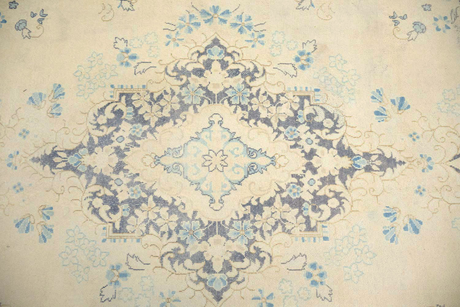 9'10x13'0 Hand Knotted Floral Traditional Wool Oriental Rug - Image 8