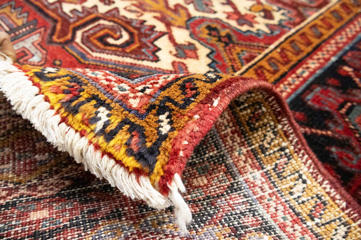 9'11x13'0 Hand Knotted Floral Traditional Wool Oriental Rug - Image 15