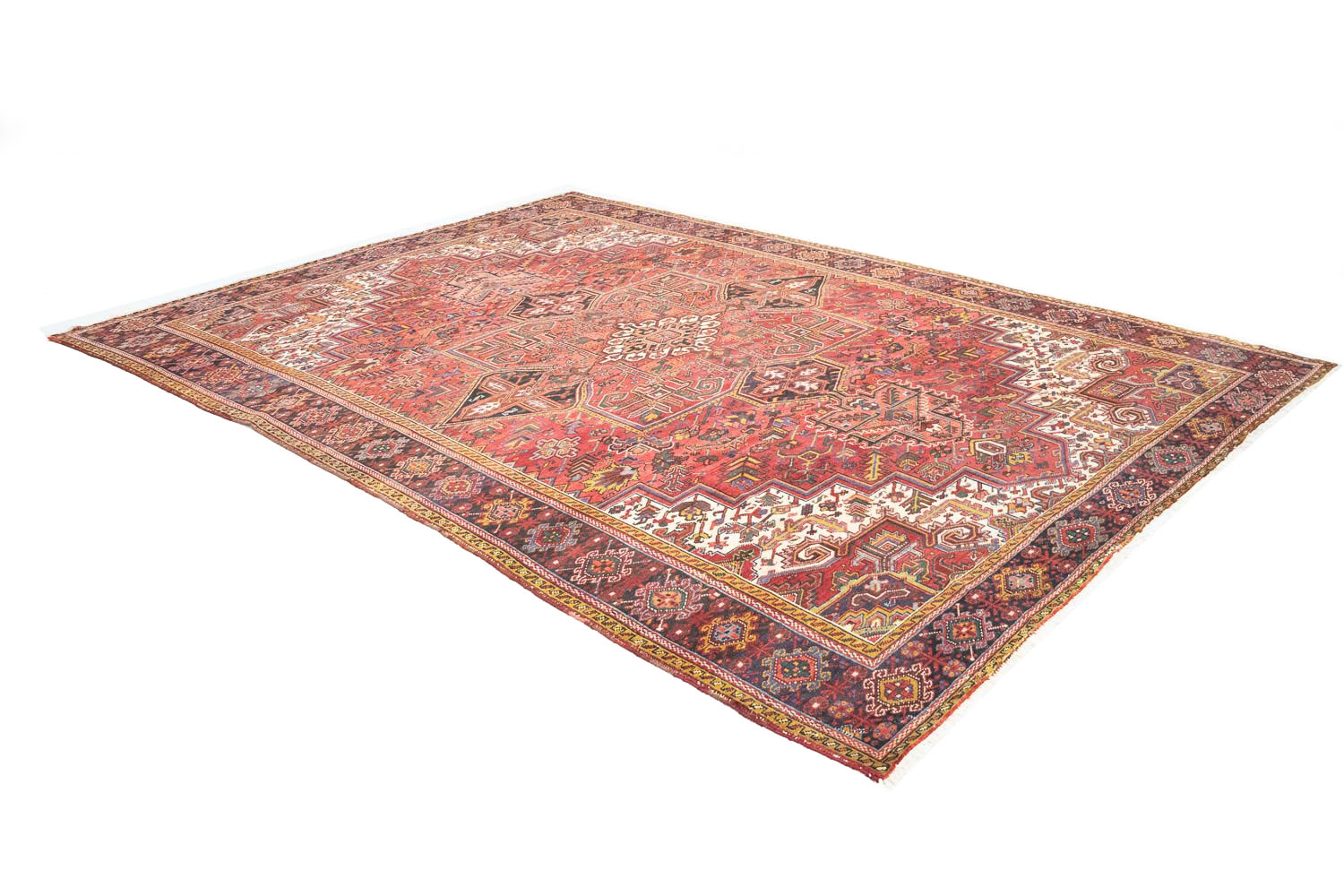 9'11x13'0 Hand Knotted Floral Traditional Wool Oriental Rug - Image 6