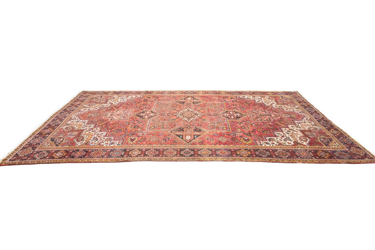 9'11x13'0 Hand Knotted Floral Traditional Wool Oriental Rug - Image 5