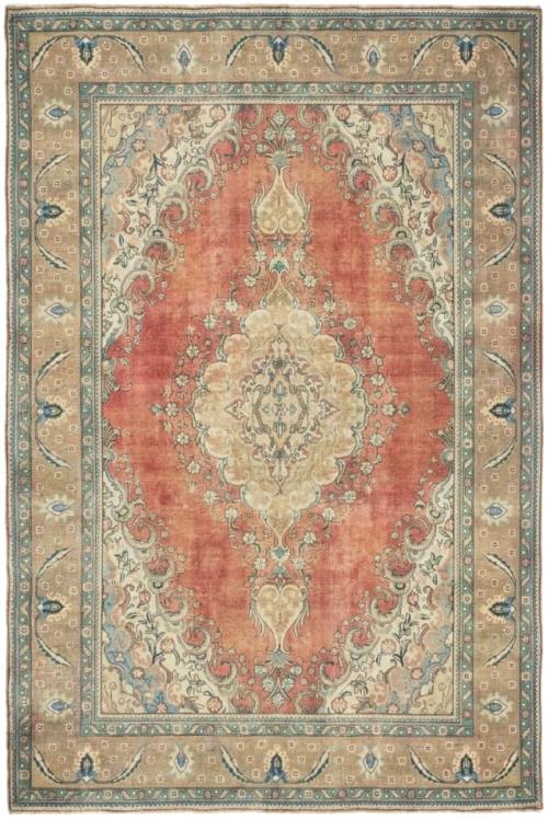 9'11x12'8 Hand Knotted Floral Traditional Wool Oriental Rug