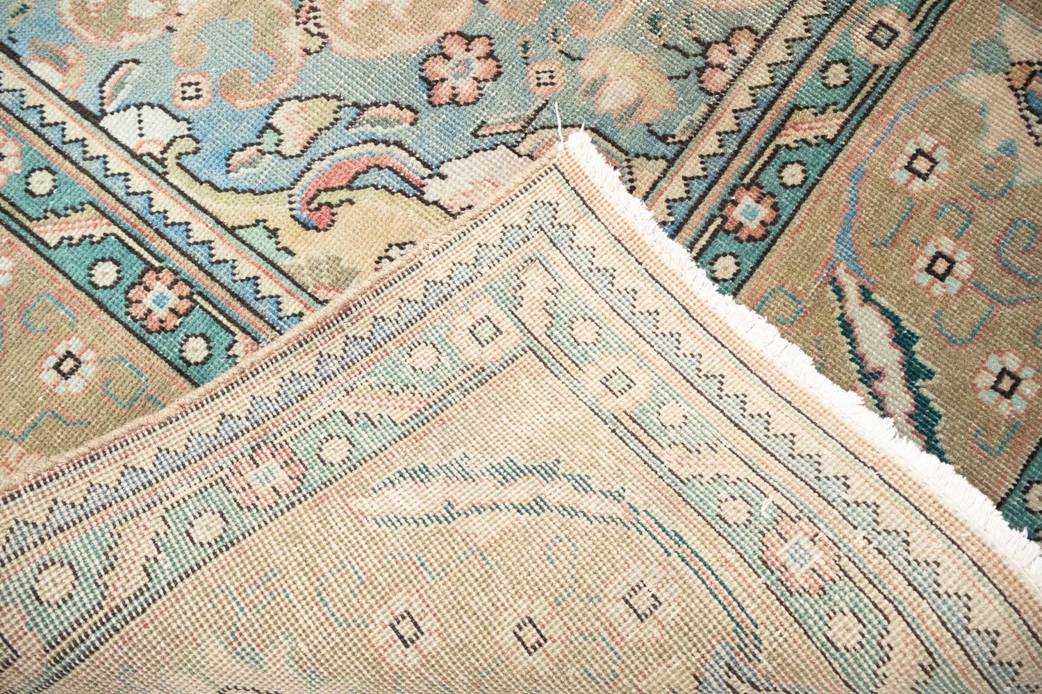 9'11x12'8 Hand Knotted Floral Traditional Wool Oriental Rug - Image 17