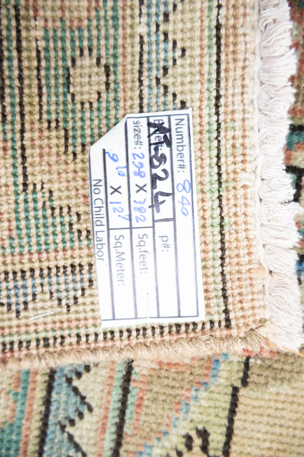 9'11x12'8 Hand Knotted Floral Traditional Wool Oriental Rug - Image 19