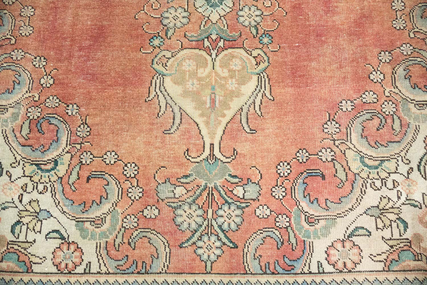 9'11x12'8 Hand Knotted Floral Traditional Wool Oriental Rug - Image 9