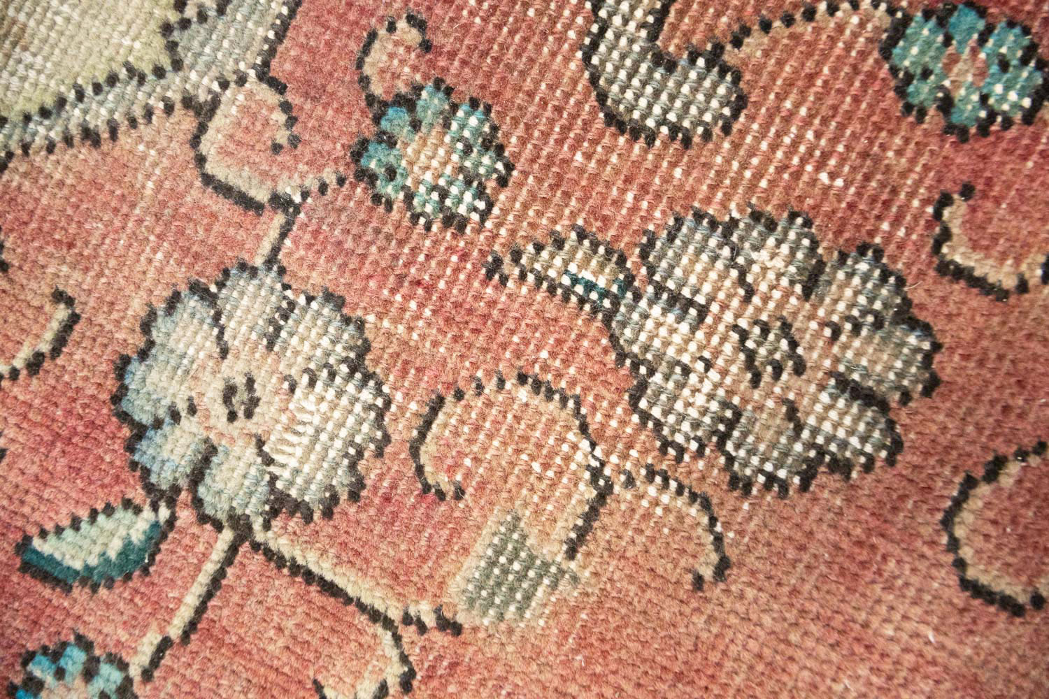 9'11x12'8 Hand Knotted Floral Traditional Wool Oriental Rug - Image 10