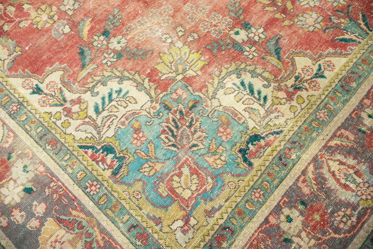 9'5x12'9 Hand Knotted Floral Traditional Wool Oriental Rug - Image 11