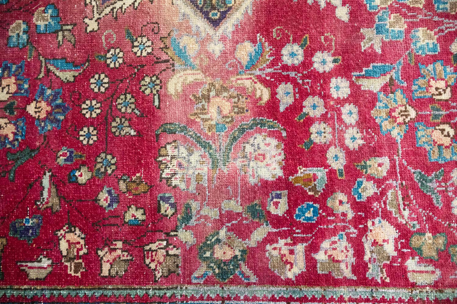 10'1x12'11 Hand Knotted Floral Traditional Wool Oriental Rug - Image 12