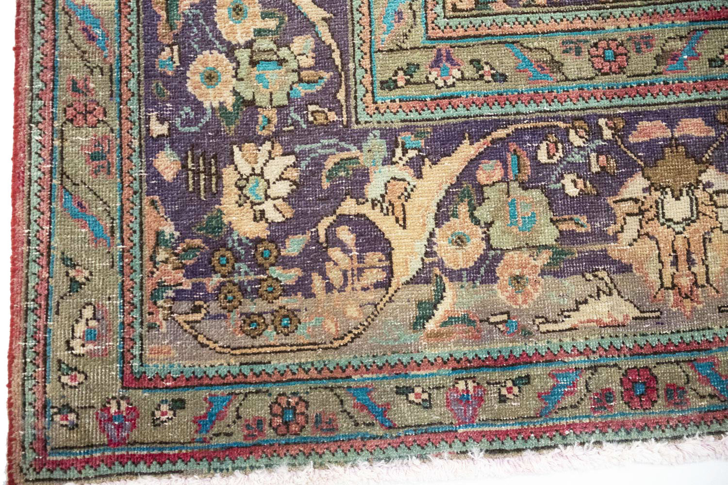 10'1x12'11 Hand Knotted Floral Traditional Wool Oriental Rug - Image 16