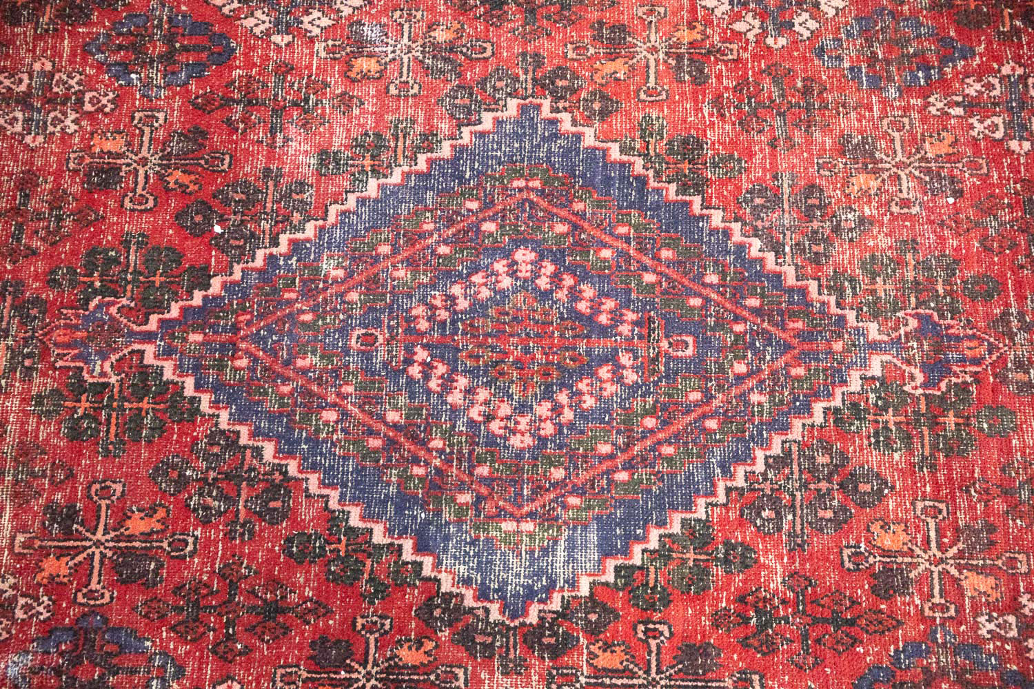 9'10x12'8 Hand Knotted Tribal Geometric Wool Oriental Rug - Image 7