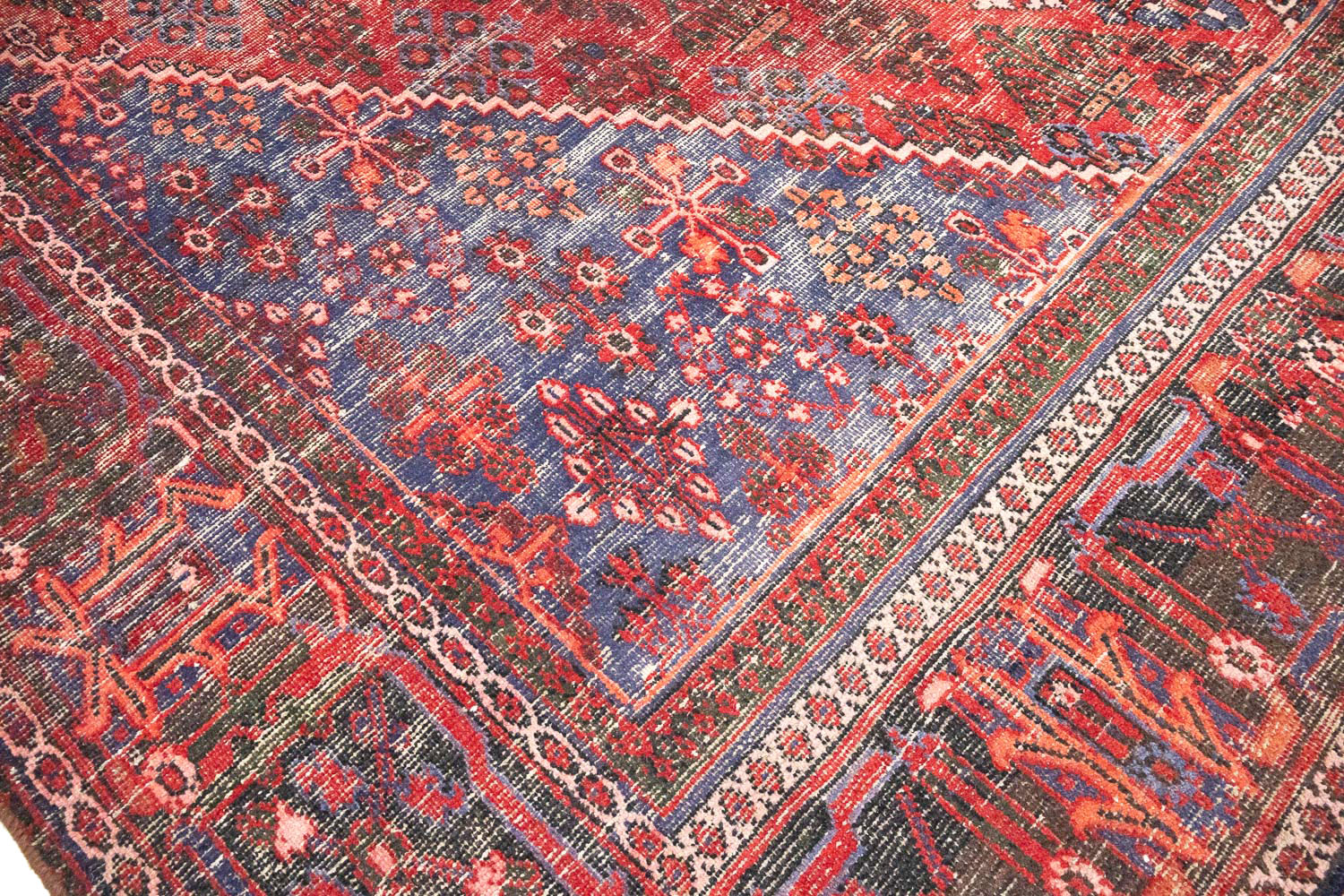9'10x12'8 Hand Knotted Tribal Geometric Wool Oriental Rug - Image 8