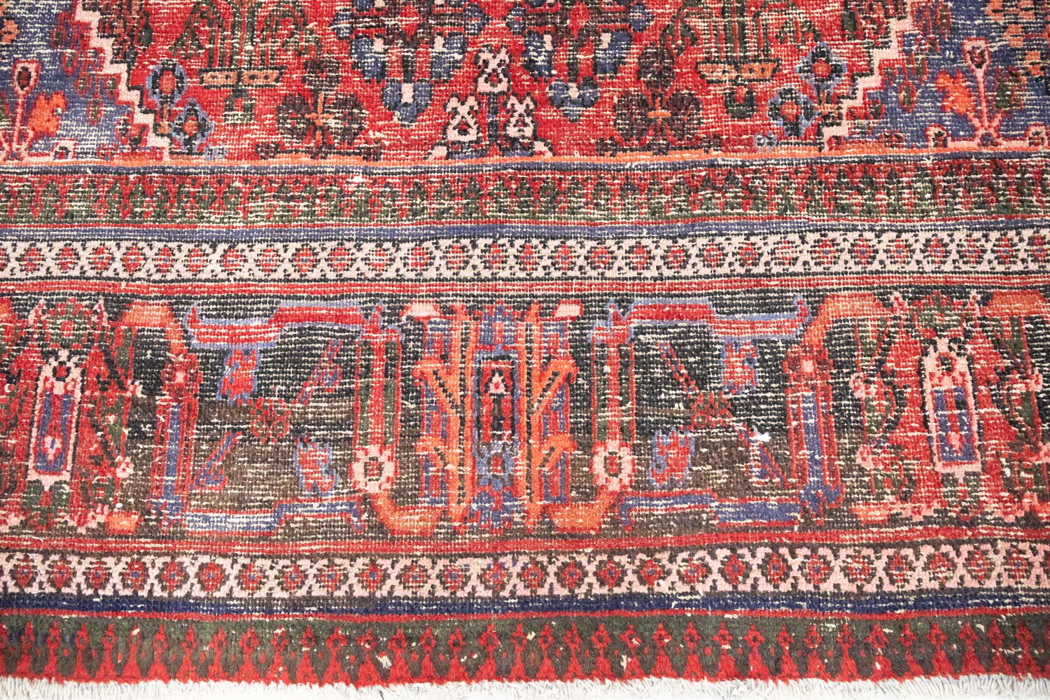 9'10x12'8 Hand Knotted Tribal Geometric Wool Oriental Rug - Image 9