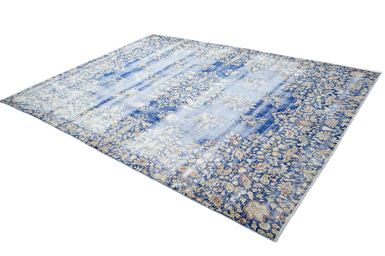 9'10x13'0 Hand Knotted Floral Classic Wool Oriental Rug - Image 5
