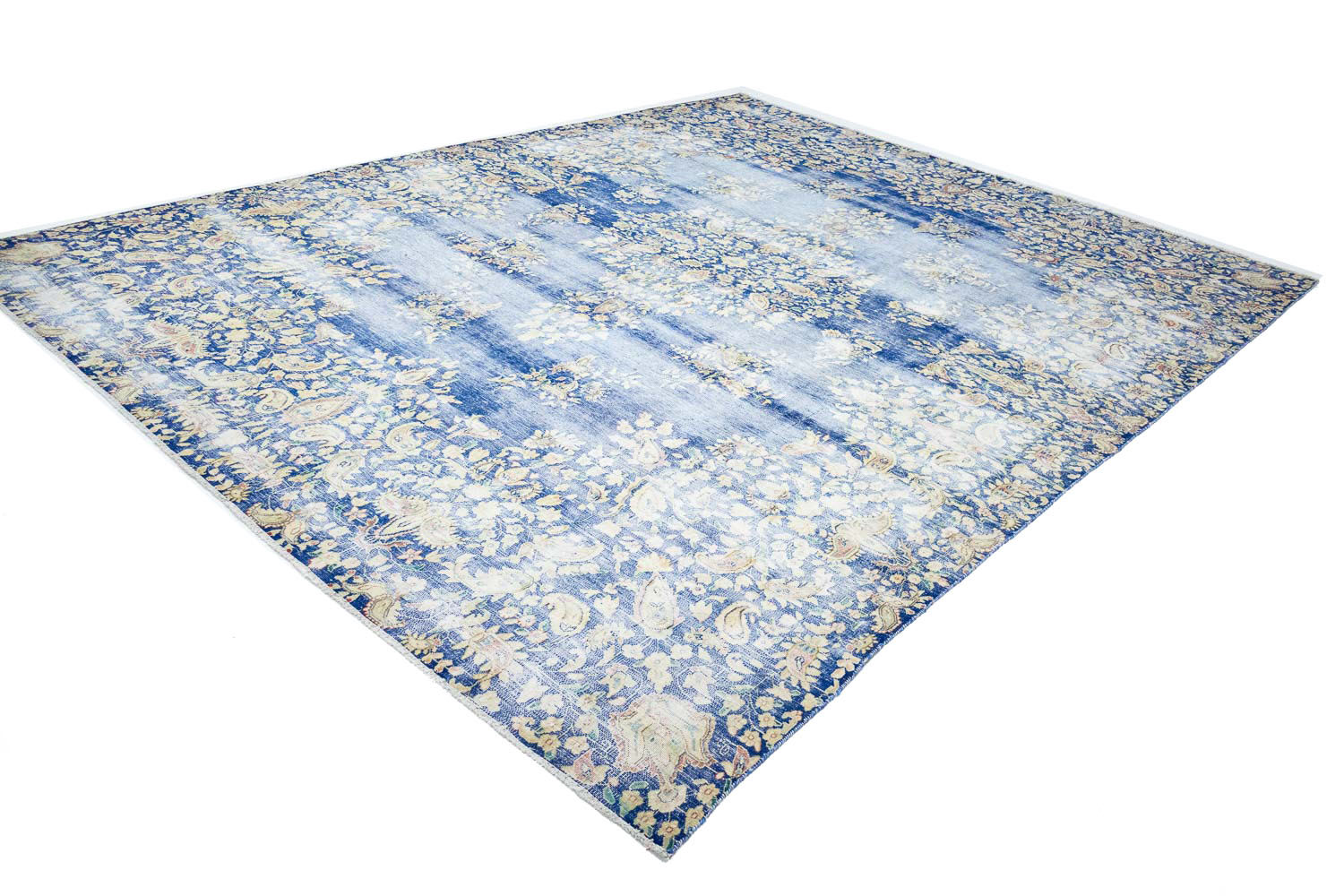 9'10x13'0 Hand Knotted Floral Classic Wool Oriental Rug - Image 7
