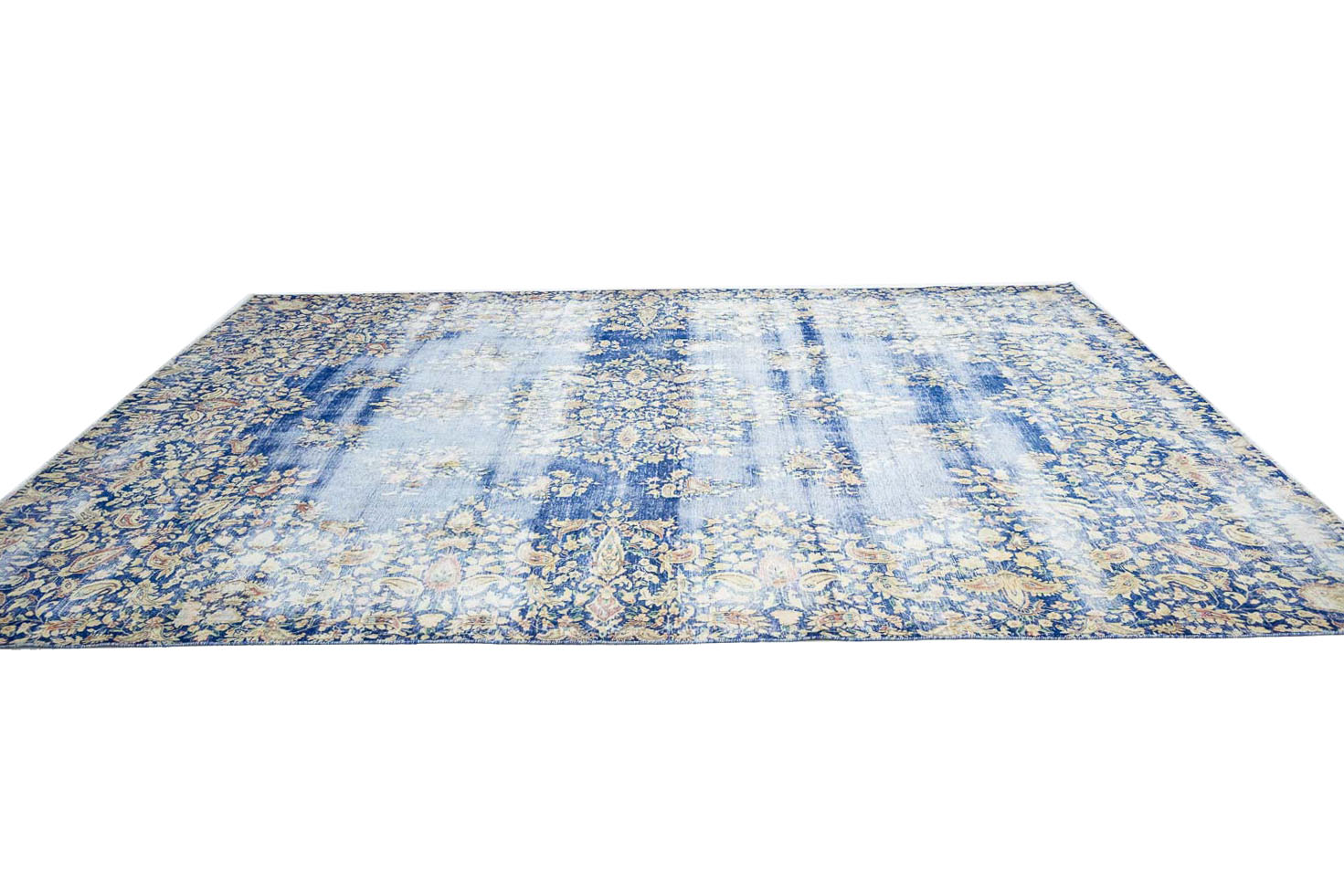 9'10x13'0 Hand Knotted Floral Classic Wool Oriental Rug - Image 8