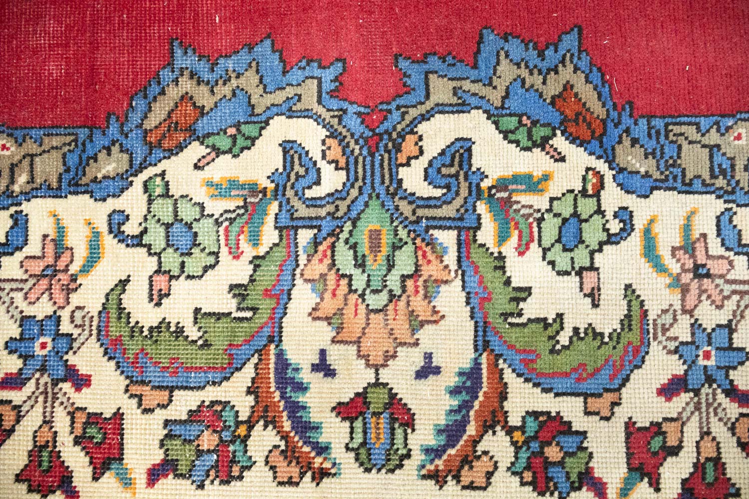 9'9x13'0 Hand Knotted Floral Traditional Wool Oriental Rug - Image 12