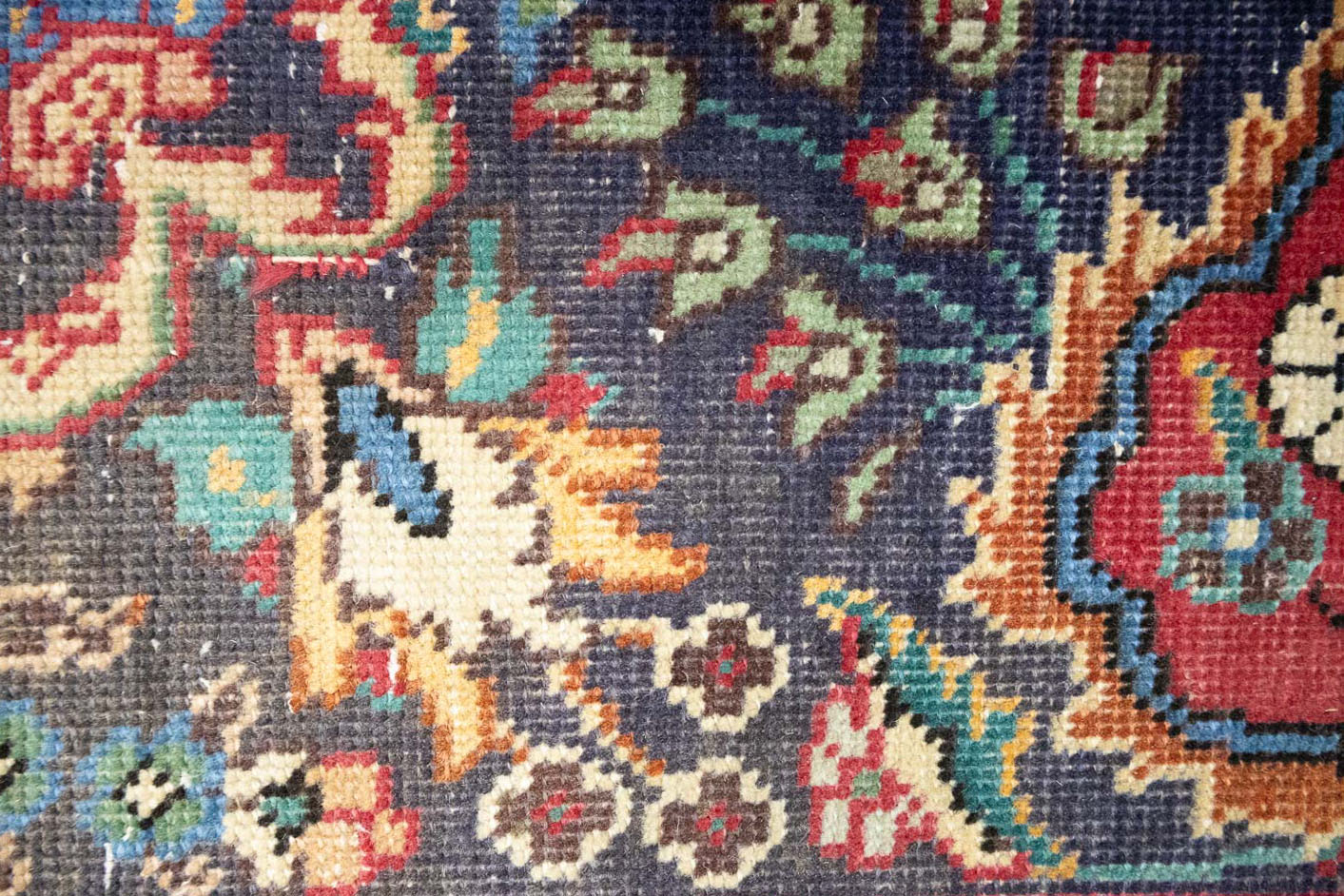9'9x13'0 Hand Knotted Floral Traditional Wool Oriental Rug - Image 14