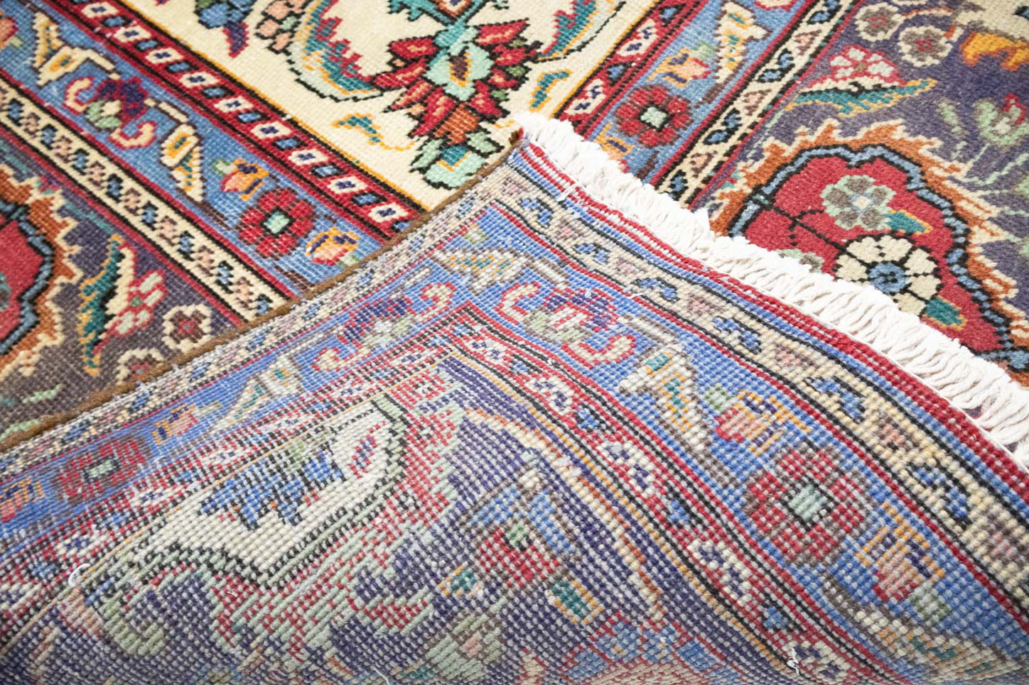 9'9x13'0 Hand Knotted Floral Traditional Wool Oriental Rug - Image 16