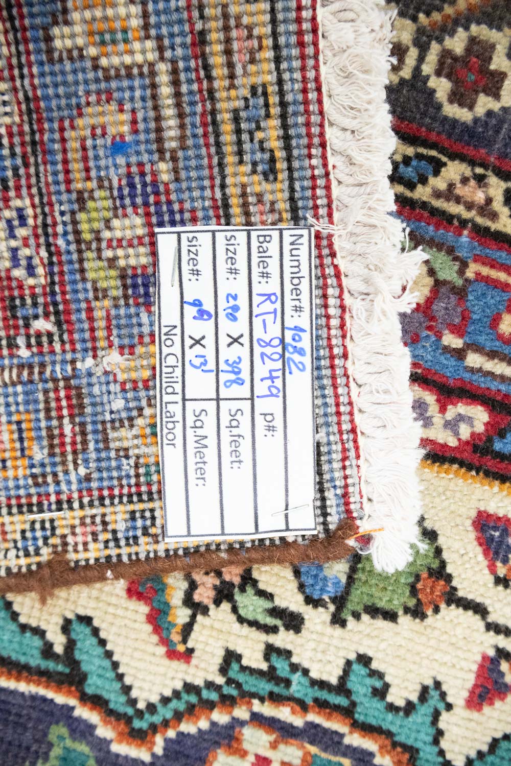 9'9x13'0 Hand Knotted Floral Traditional Wool Oriental Rug - Image 17