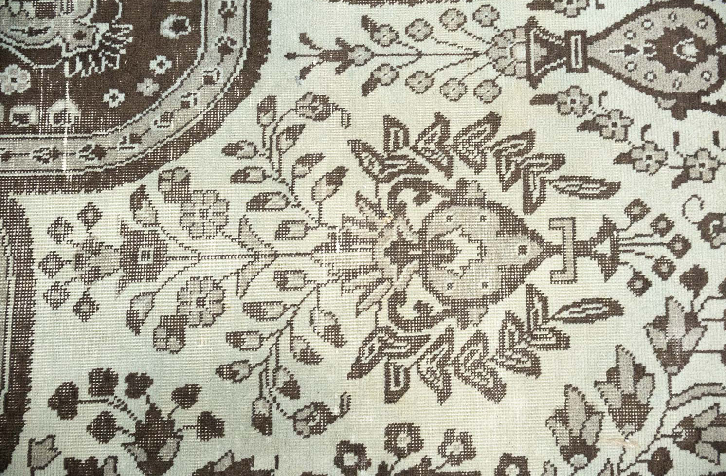 9'8x13'1 Hand Knotted Floral Traditional Wool Oriental Rug - Image 12